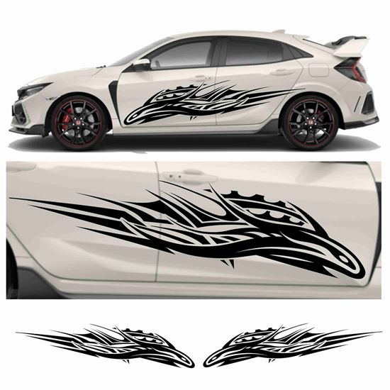 Picture of JDM side Snake Tribal Graphics