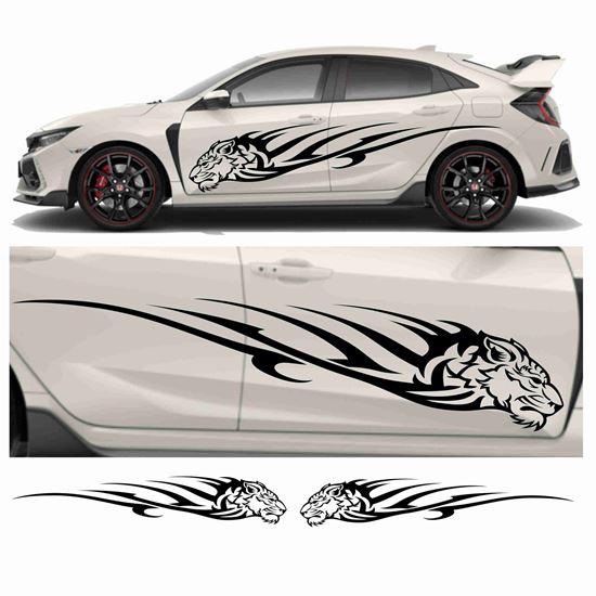 Picture of JDM side Tiger Tribal  Graphics