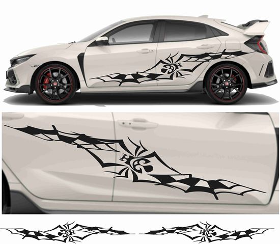 Picture of JDM side Spider and webs Graphics