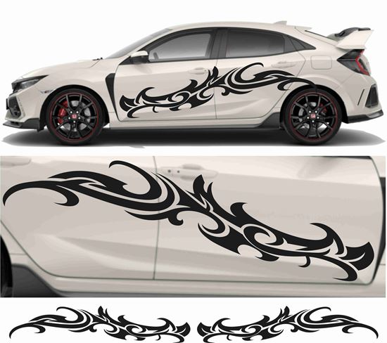 Picture of JDM side Floral Tribal Graphics