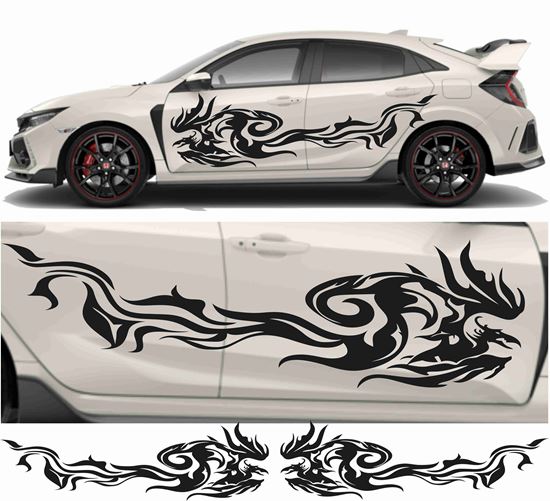 Picture of JDM side Tribal Dragon Graphics