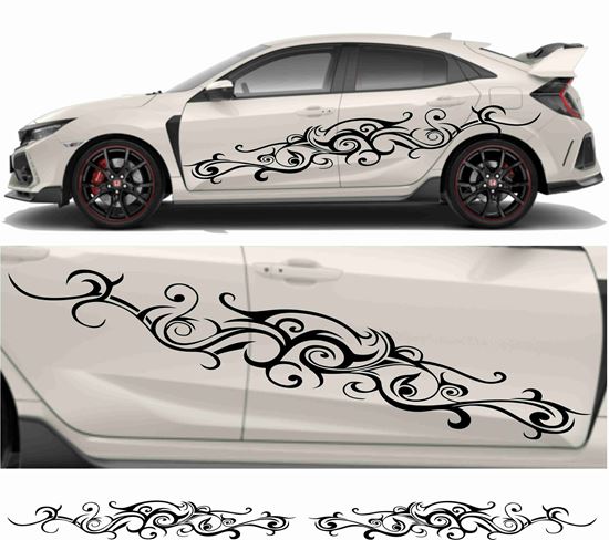 Picture of JDM side Oriental Floral Graphics