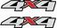 Picture of 4x4  Decals  / Stickers