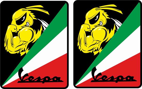 Picture of Vespa Italia Bee Decals / Stickers