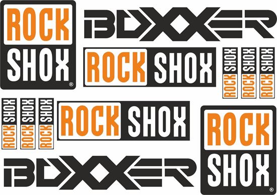 Zen Graphics Ltd - RoxShox Boxxer Suspension Frame Sticker kit