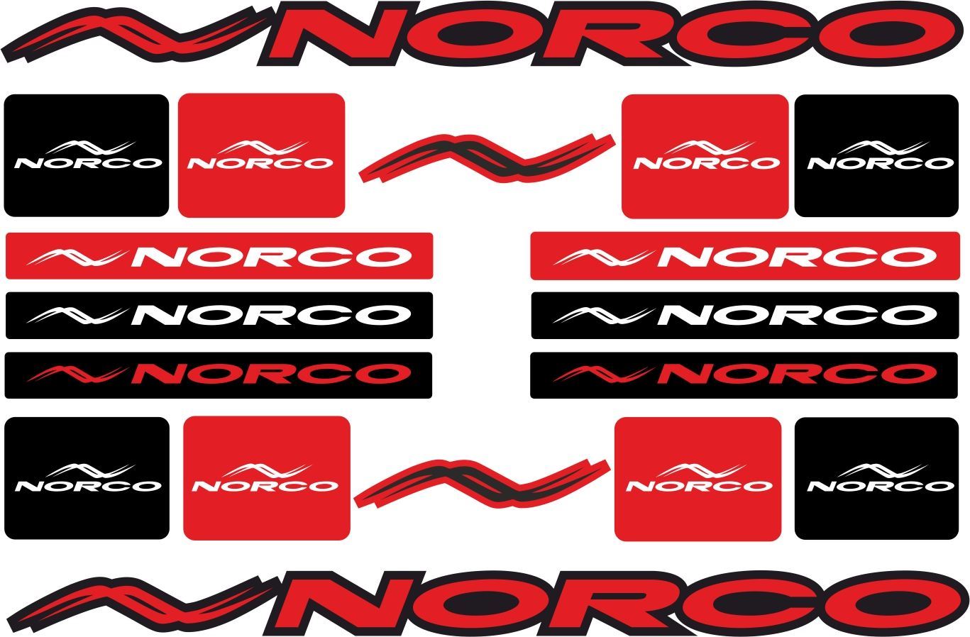 norco bike decals