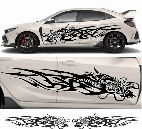 Picture of JDM side Tribal Dragon Graphics