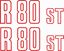 Picture of BMW R 80ST Replacement side panel Decals / Stickers