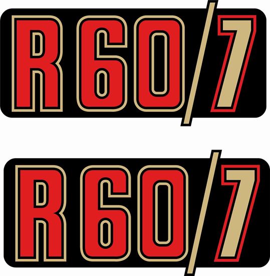 Picture of BMW R 60/7  Replacement side panel Decals / Stickers