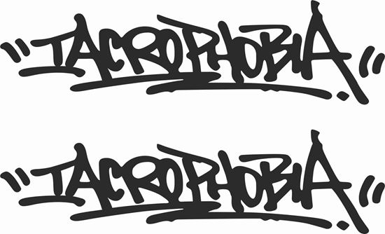 Picture of IACROPHOBIA Decals / Stickers