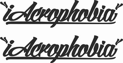 Picture of "iAcrophobia" JDM Decals / Stickers