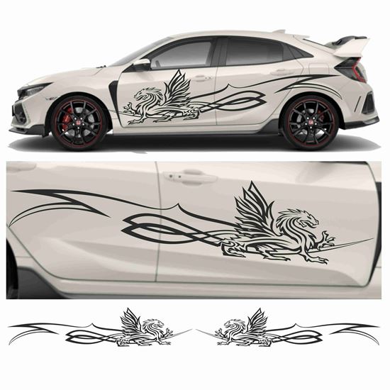 Picture of JDM side Dragon Tribal Graphics