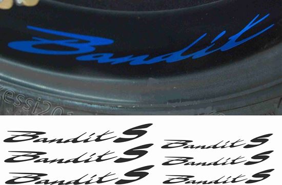 Picture of Suzuki Bandit S Inner Wheel Decals / Stickers