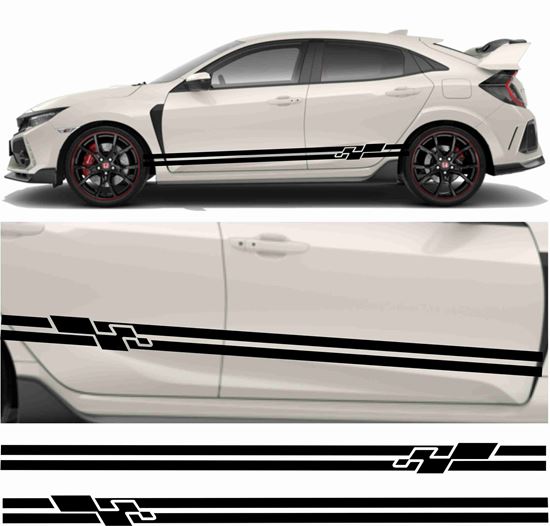 Picture of JDM side Sport Stripe Graphics