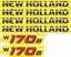 Picture of New Holland W170B Replacement Decals / Stickers