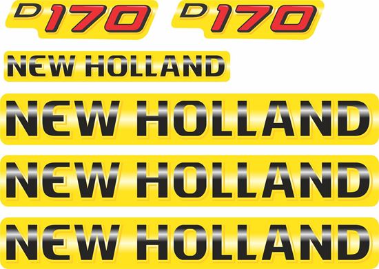 Picture of New Holland D170 Replacement Decals / Stickers