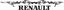 Picture of Renault windscreen / Panel  Decal / Sticker