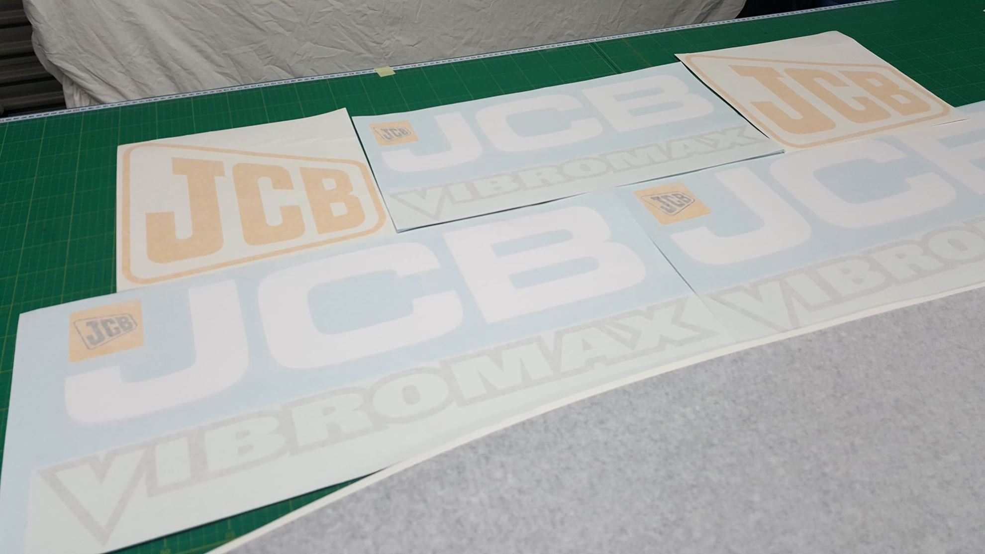 Zen Graphics - JCB Vibromax VM115 Soil Compactor replacement Decals ...