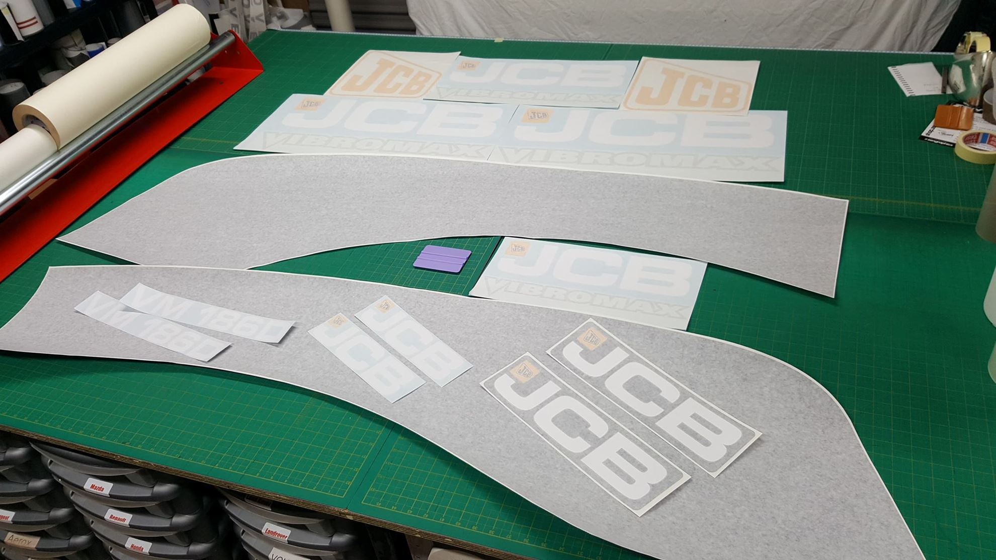 Zen Graphics - JCB Vibromax VM115 Soil Compactor replacement Decals ...