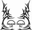 Picture of MAN  corner glass Decals / Stickers