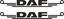 Picture of DAF panel / glass Decals / Stickers