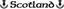 Picture of "Scotland" windscreen / Panel  Decal / Sticker