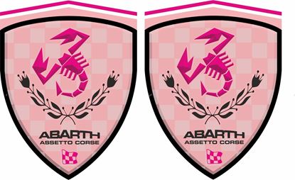 Picture of Fiat Abarth Assetto Corse Decals / Stickers