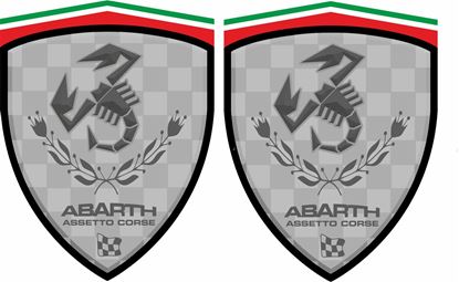 Picture of Fiat Abarth Assetto Corse Decals / Stickers