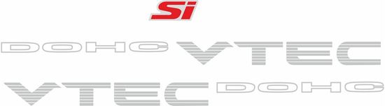 Picture of SI rear & side Decals / Sticker for Civic EK4 EM1