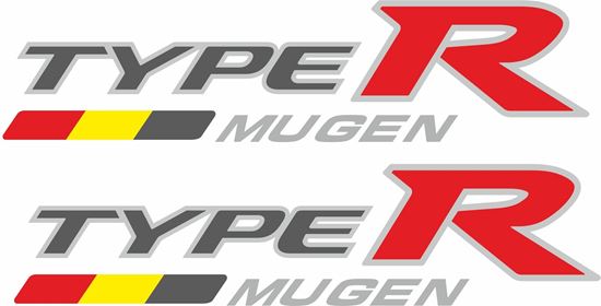 Picture of Honda Civic FN2 Type R Mugen side Decals / Stickers
