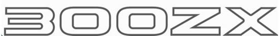 Picture of Nissan 300ZX / Fairlady Z rear Glass Decal / Sticker