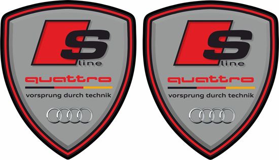 Picture of Audi S Line Quattro Decals / Stickers