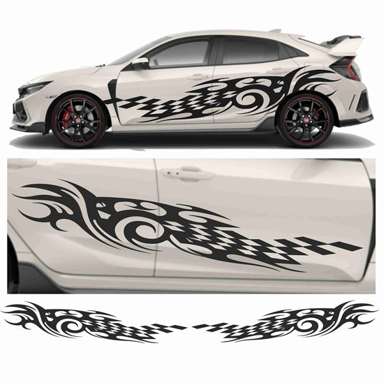 Picture of JDM side Racing Tribal Graphics