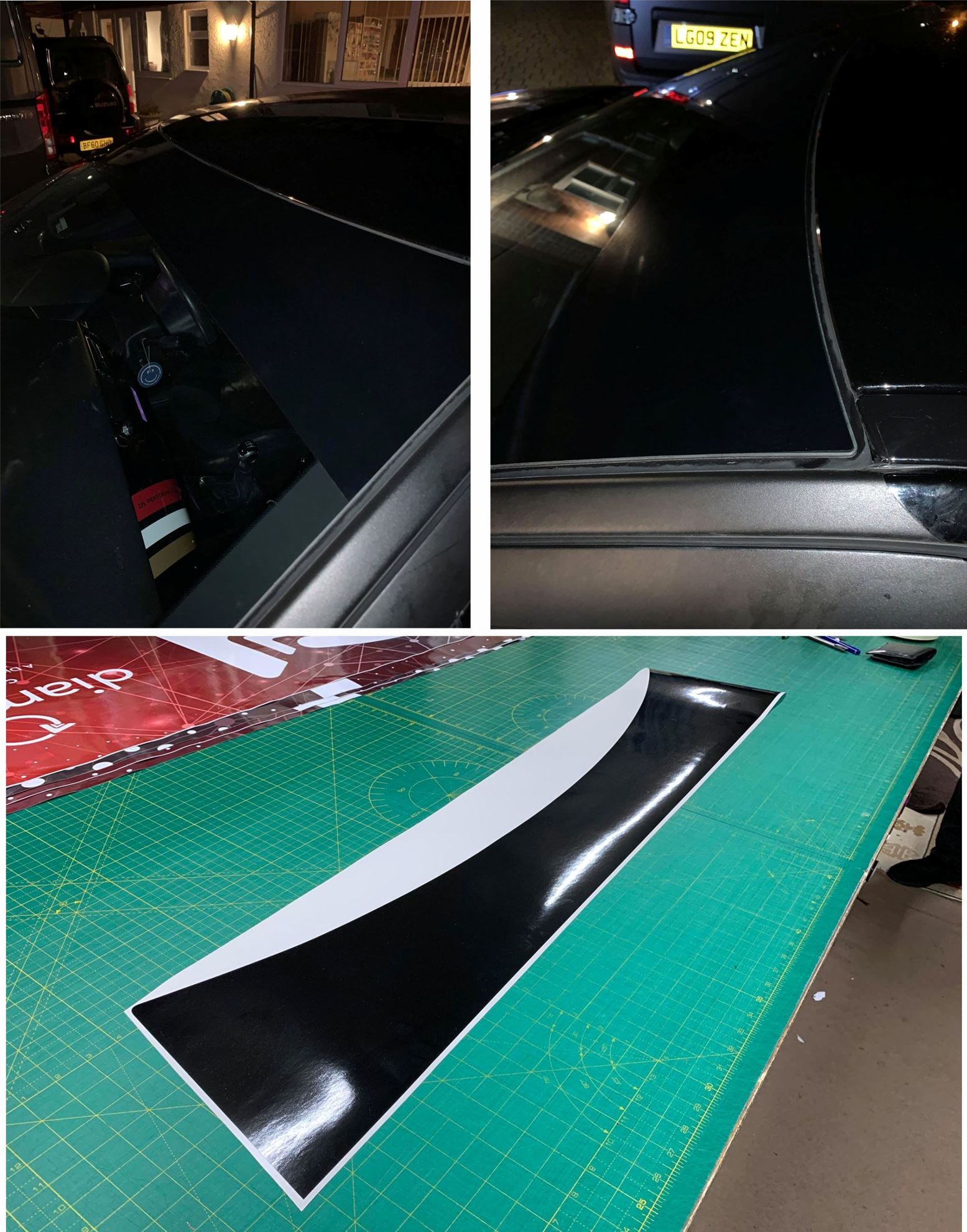 Zen Graphics DS3 Pre Cut Sun Visor Sticker / Vinyl