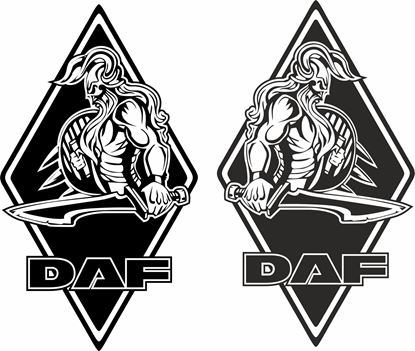 Zen Graphics - DAF Front Corner / General Panel Stickers