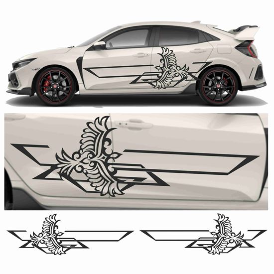 Picture of JDM side Wings Tribal Graphics