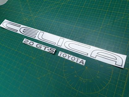 Picture of Toyota Celica 2.0 GT- S replacement rear hatch Decals / Stickers