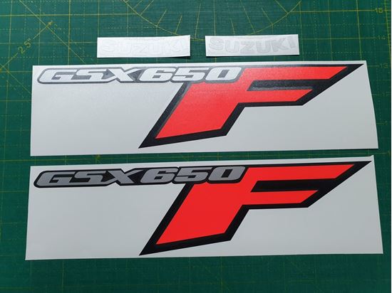 Picture of Suzuki GSX 650F 2008 on replacement Fairing Decals / Stickers