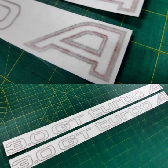Picture of MK3 3.0 GT Turbo A replacement side Decals / Stickers
