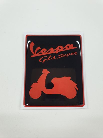 Picture of Vespa GTS Super front Fairing Horncast insert for Badge Holder