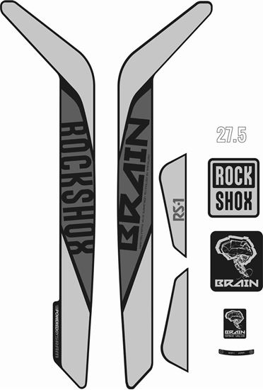 Picture of RoxShox RS-1 Brain 27.5 2015 / 16 / 17 Sticker kit