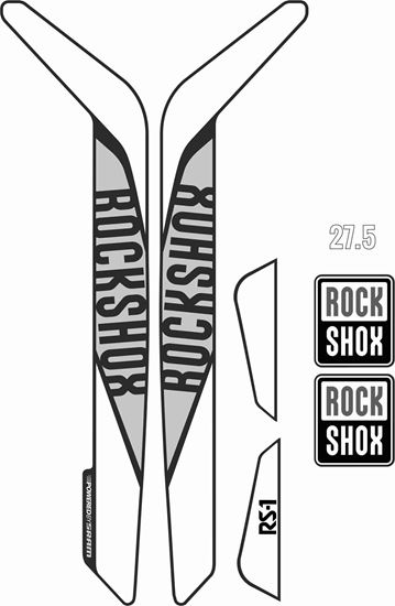 Picture of RoxShox RS-1 Solo Air 27.5 2015 / 16 / 17 Sticker kit