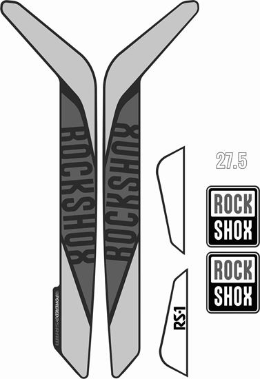 Picture of RoxShox RS-1 Solo Air 27.5 2015 / 16 / 17 Sticker kit