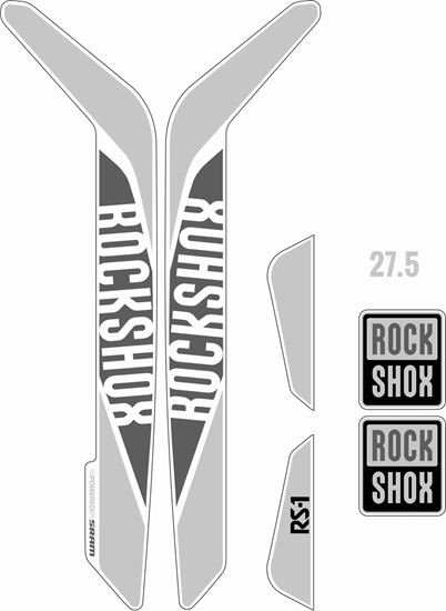 Picture of RoxShox RS-1 Solo Air 27.5 2015 / 16 / 17 Sticker kit