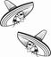 Picture of Skull Mexican Decals / Stickers