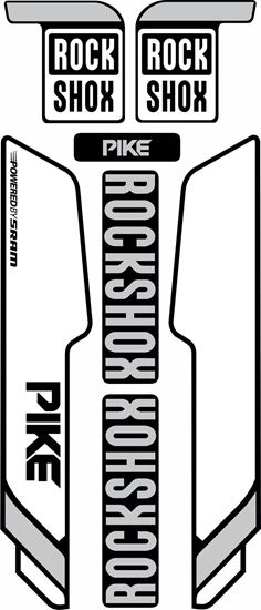 Picture of RoxShox Pike 2015 / 16  Sticker kit