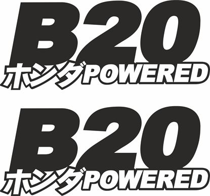 Picture of B20 Powered panel / Glass Decals / Stickers