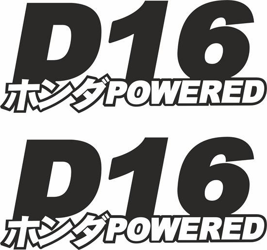 Picture of D16 Poweredpanel / Glass Decals / Stickers