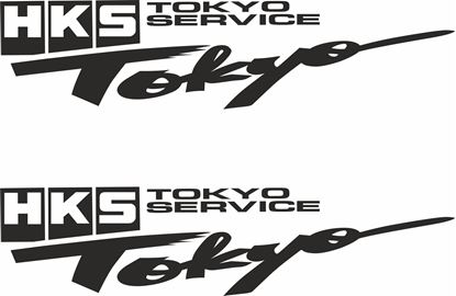 Picture of "HKS Tokyo Service" Decals / Stickers