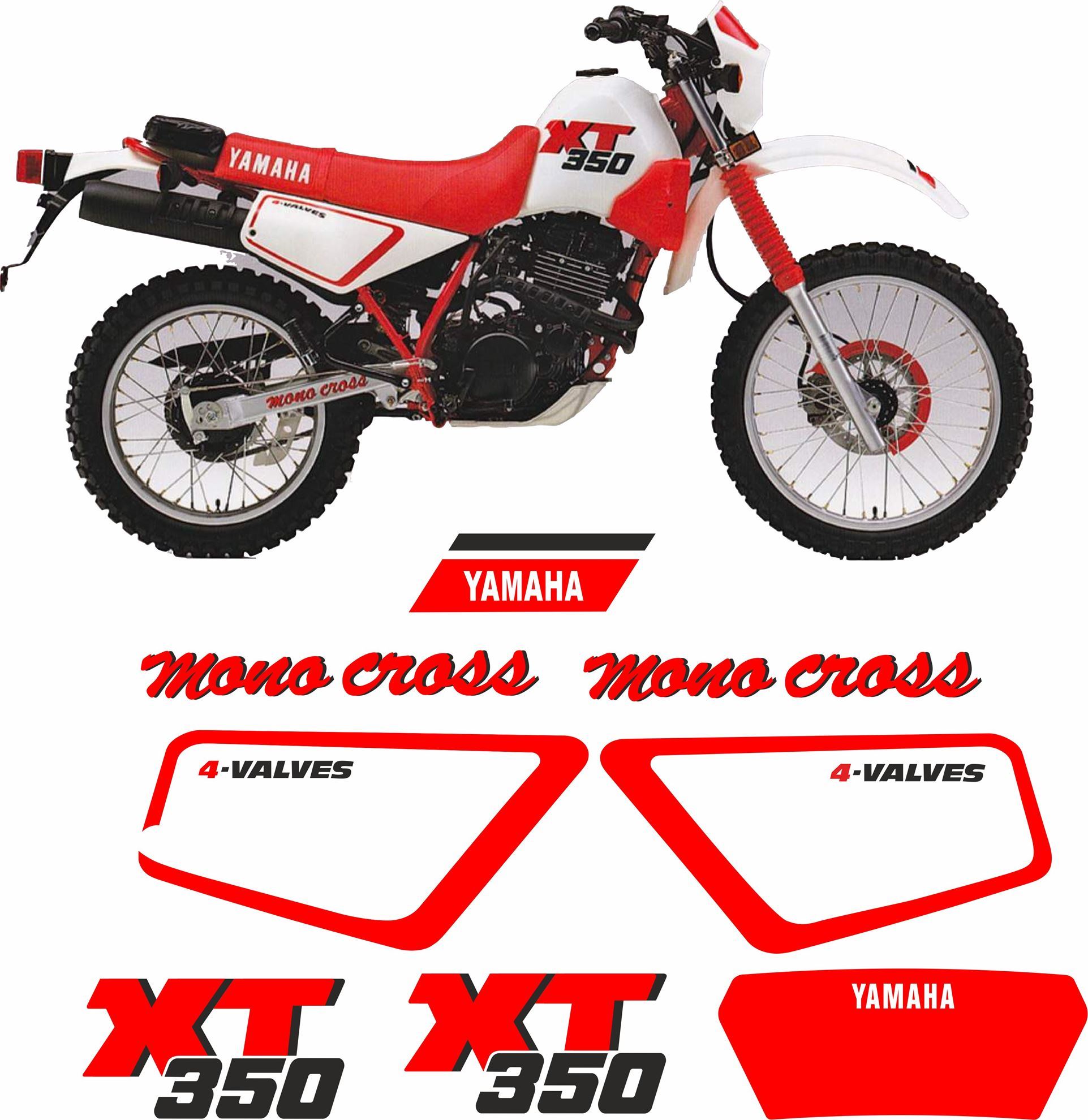 Zen Graphics - Yamaha XT350 1991 replacement Decals / Stickers